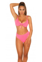 Mix it!! sexy bikini top met verwijderbare pads koraal-kleurig